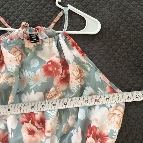 Midi Halter Floral Dress - Sizes 0XL & 1X - NWOT - Picture 6 of 7